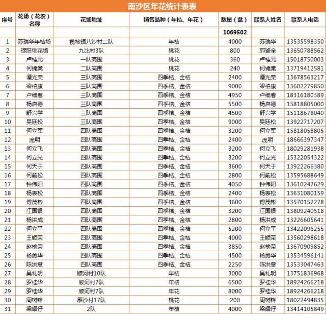 最全攻略来了，广州线上线下买年花看这里