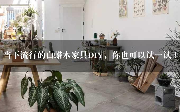 当下流行的白蜡木家具DIY，你也可以试一试！