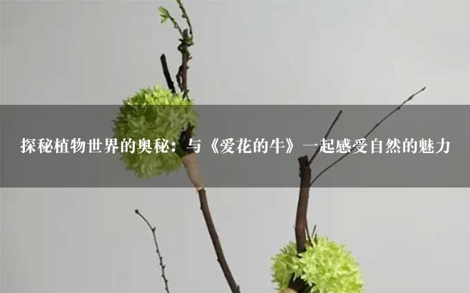 探秘植物世界的奥秘：与《爱花的牛》一起感受自然的魅力