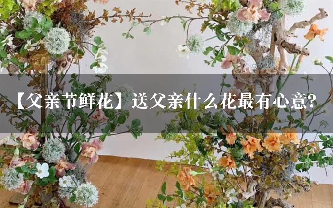 【父亲节鲜花】送父亲什么花最有心意？