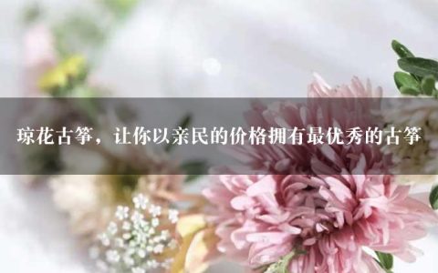 琼花古筝，让你以亲民的价格拥有最优秀的古筝