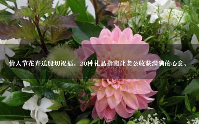 情人节花卉送殷切祝福，20种礼品指南让老公收获满满的心意。