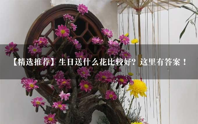 【精选推荐】生日送什么花比较好？这里有答案！