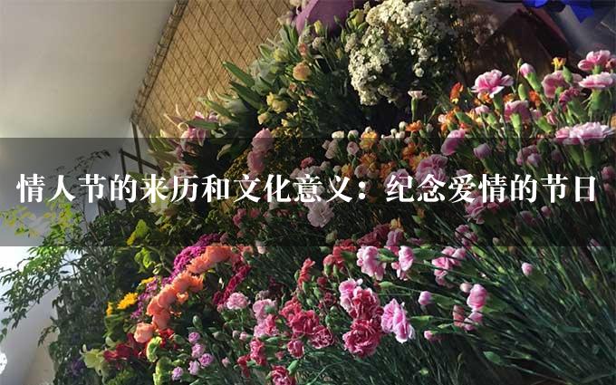 情人节的来历和文化意义：纪念爱情的节日