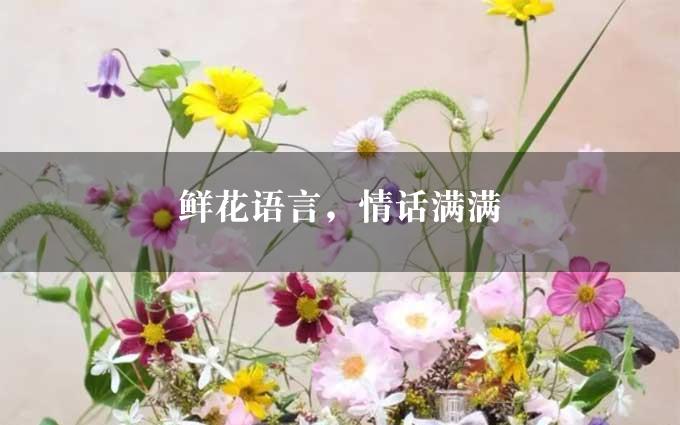 鲜花语言，情话满满