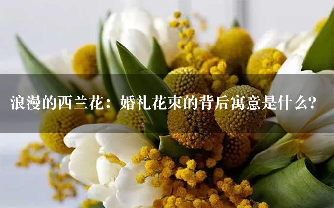 浪漫的西兰花：婚礼花束的背后寓意是什么？