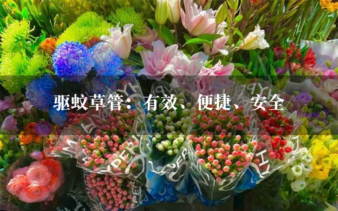 驱蚊草管：有效、便捷、安全