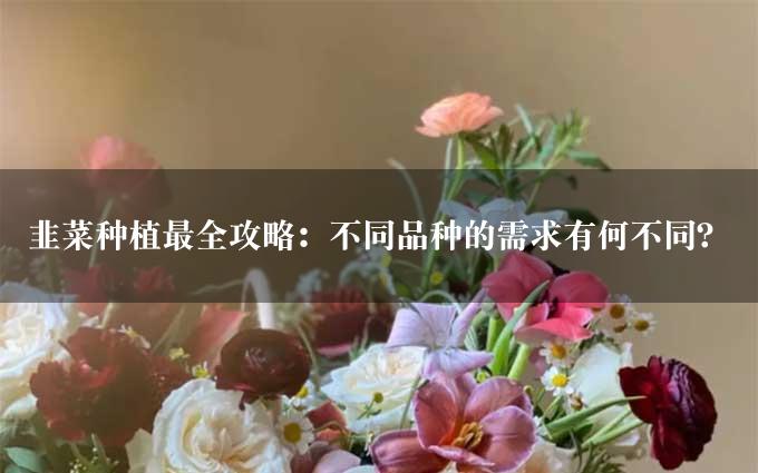 韭菜种植最全攻略：不同品种的需求有何不同？