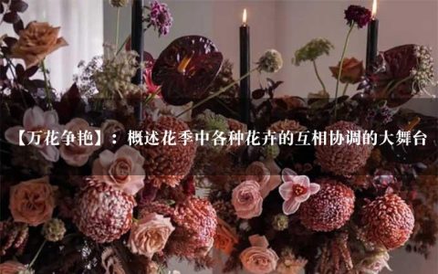 【万花争艳】：概述花季中各种花卉的互相协调的大舞台