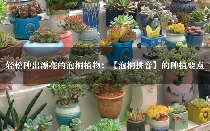 轻松种出漂亮的泡桐植物：【泡桐拼音】的种植要点